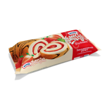 Рулет бисквитный"Ковис"175г*15  клубника