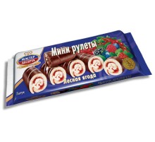 Мини-рулеты"Мастер Десерта" Ягодный сбор 175г*15