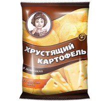 Хрустящий Картофель чипсы "Девочка" 70г*20 Сыр