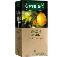 Гринфилд чай 25пак*1,5г*(10) Лимон Спарк /лимон/цедра цитрусовых