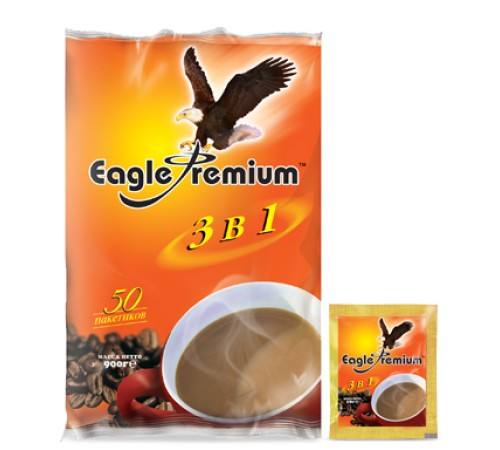 Игл Премиум 3в1 18г*50*(20пак)  кофе со сливками