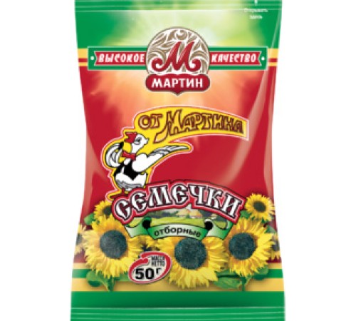 Семечки От Мартина Отборные  50г*50/Красная коробка/