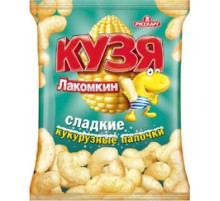 Кузя Лакомкин 140г*12 - палочки сладкие кукурузные