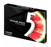 Ригли-Файв"Cyclone"(арбузный шквал) 15.6гх15шт*(18бл)