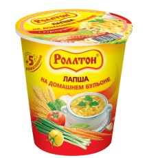 Лапша в стакане"Роллтон"70г*24 Курица