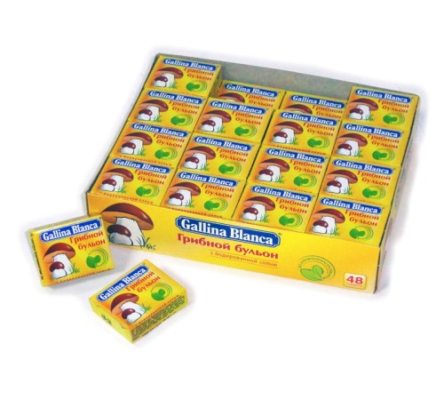 Кубики Грибы"Галина Бланка"10гх48шт*(24бл)