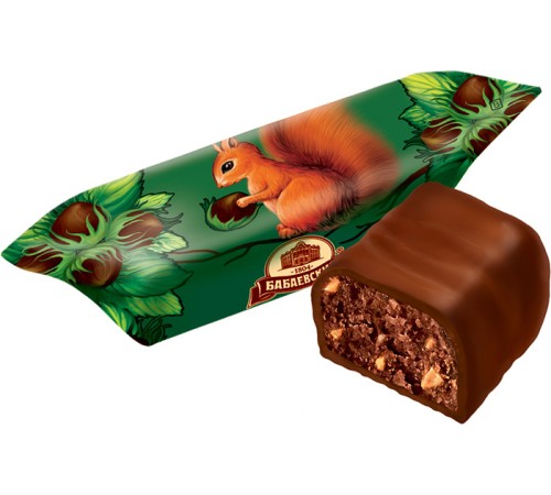 Белочка Бабаевская  шок.конфеты 200г*10