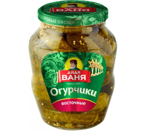 Огурцы Дядя Ваня  680г*8 По-Восточному