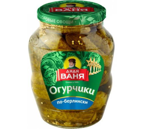 Огурцы Дядя Ваня  680 гр*8 По-Берлински
