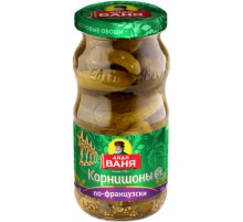 Огурцы Дядя Ваня  460 гр*8 Корнишоны  по-французски