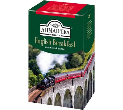 Ахмад чай 100г*12 Английский завтрак /красная полоса/