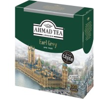 Ахмад 100 пак*(5) Эрл Грей /серая полоса/