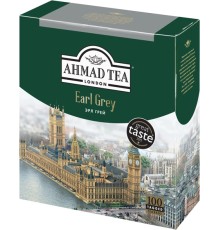 Ахмад 100 пак*(5) Эрл Грей /серая полоса/