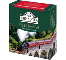 Ахмад 100 пак*(5) Английский завтрак /красная полоса/