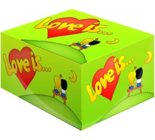 Лав из жевательная резинка 4,2гр.*100*(20бл) Яблоко/Лимон