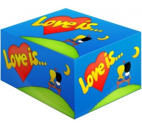 Лав из жевательная резинка 4,2гр.*100*(20бл) Банан/Клубника