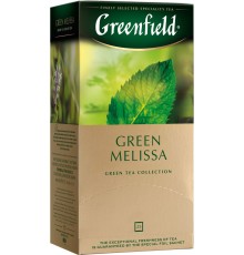 Гринфилд чай 25пак*1,5г*(10) Грин Мелисса зеленый/мелисса
