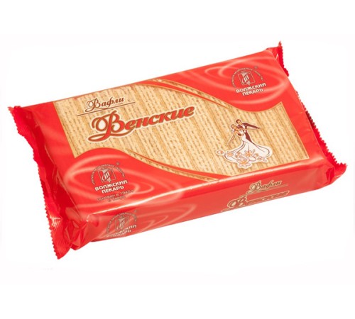 Вафли"Волжские" Венские(сливочные)  170г*24