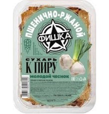 Гренки Фишка К Пиру Чеснок 80гр*20 Контейнер