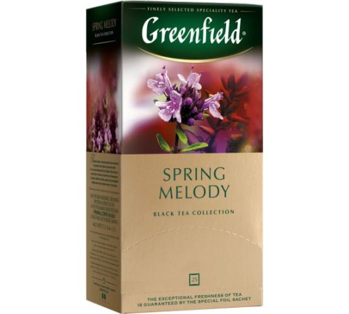 Гринфилд чай 25пак*1,5г*(10) Спринг Мелоди /чабрец/мята