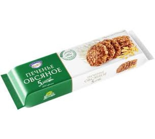Печенье Овсяное Пять злаков"Полёт" 250г*16