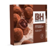Пирожное"Птифур"Baker House 225г*10 Трюфель