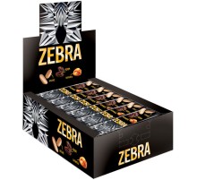 Батончики ЗЕБРА вафли с мол.шок.глазурью 40г*15*(4бл)