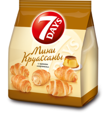 Мини-Круассаны 7-DAYS 265г*10 Карамель
