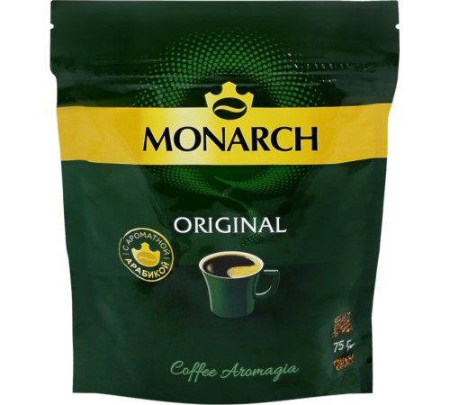 Монарх  кофе ПАКЕТ  75г*12 ORIGINAL