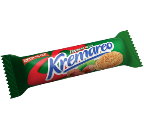 Печенье Кухмастер KREMAREO 100г*18 Ореховая начинка