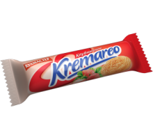 Печенье Кухмастер KREMAREO 100г*18 Клубничная начинка