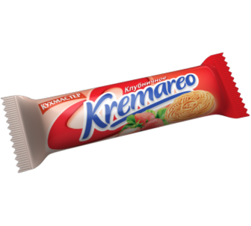 Печенье Кухмастер KREMAREO 100г*18 Клубничная начинка