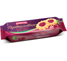 Печенье Кухмастер Тарталетки 240г*12 Вишневые