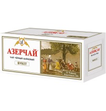 Азерчай  25 пак*2г*(12) Букет Черный байховый б/к
