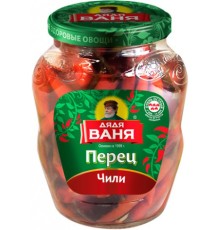 Перец маринованный Чили Дядя Ваня 340г*12