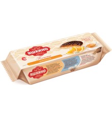 Печенье сдобное Яшкино 137г*24 Апельсин