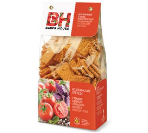 Итальянские хлебцы Baker House с Томатом 250г*7