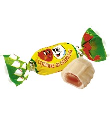 Клубника со сливками"Бабаевская"карамель 250 г*10