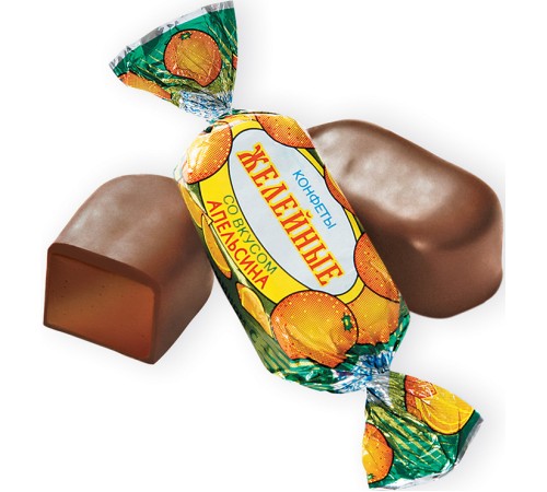 Желейные апельсин КФ"Такф"шок.конфеты 250г*11