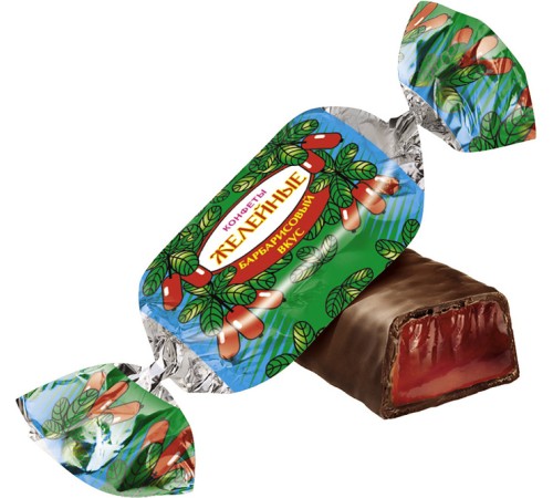 Желейные барбарис  КФ"Такф" шок.конфеты 250г*11