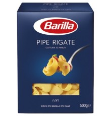 Макаронные изд."Barilla" №91 450г*12 Пипе ригате/улитки риф/