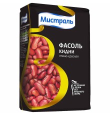 Фасоль"Мистраль" Кидни темно-красная  450г*12