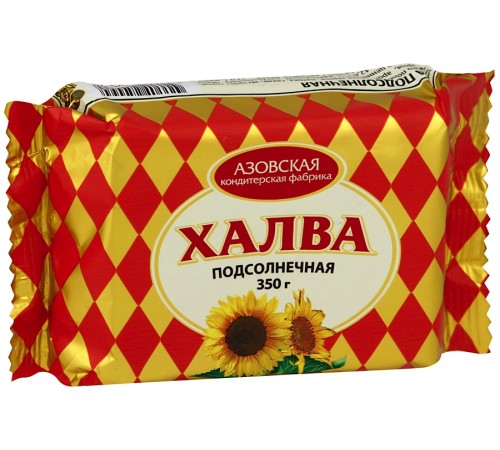 Халва подсолнечная"Азовская" 350г*16