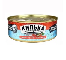 Килька Каспийская нераздел. обжар. в т/с ГОСТ Рыбная деревня 240гр*24 ключ 