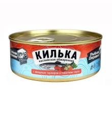 Килька Каспийская нераздел. обжар. в т/с ГОСТ Рыбная деревня 240гр*24 ключ 