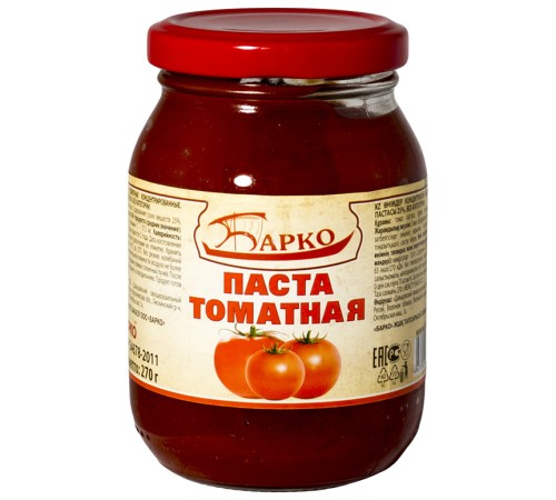 Томатная паста "Барко" ст/б 270г*12