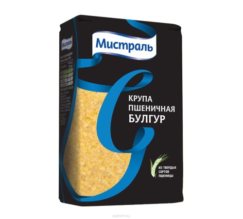Пшеничная крупа "Мистраль" 500г*12 Булгур