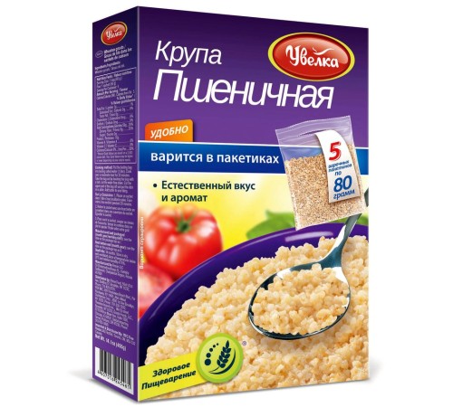 Увелка Пшеничная крупа 80 г*5 (6шт)