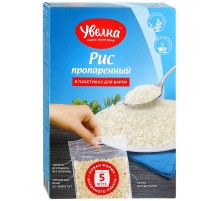 Увелка Рис пропаренный длиннозерный 80 г*5 (6шт)