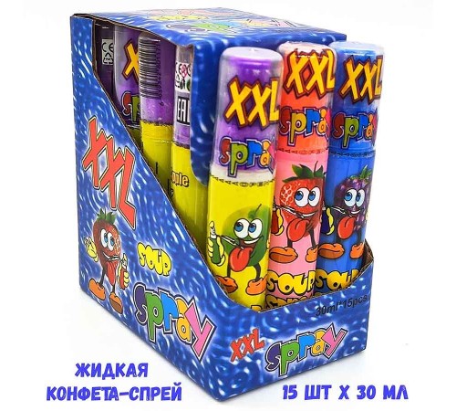 Жидкая конфета Канди Клаб 30мл*15*(20бл) Спрей XXL